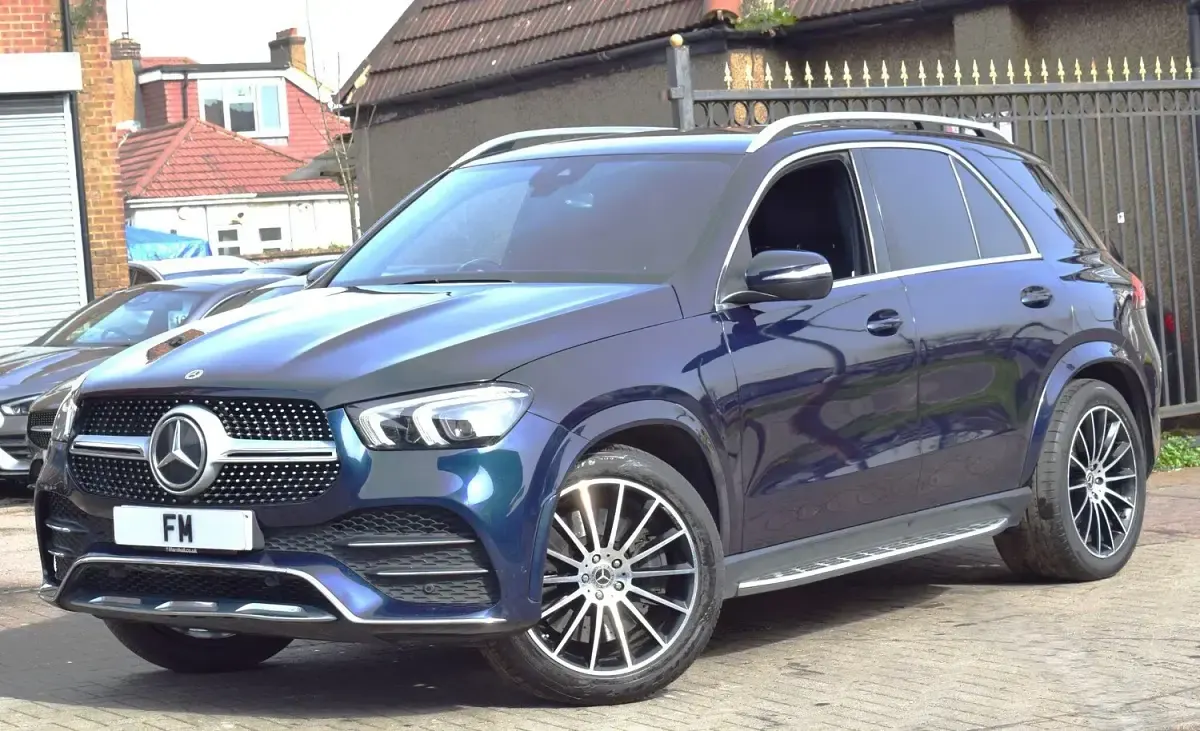 Usado Mercedes GLE350 AMG Line Premium 2022 Azul Carrinha