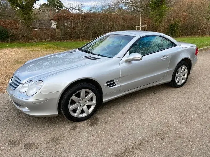Usado Mercedes SL500 2003 Prateado Cabrios