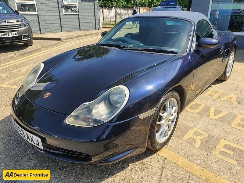 Used Porsche Boxster 228 HP (167 kW) 2003 Blue Cabriolet