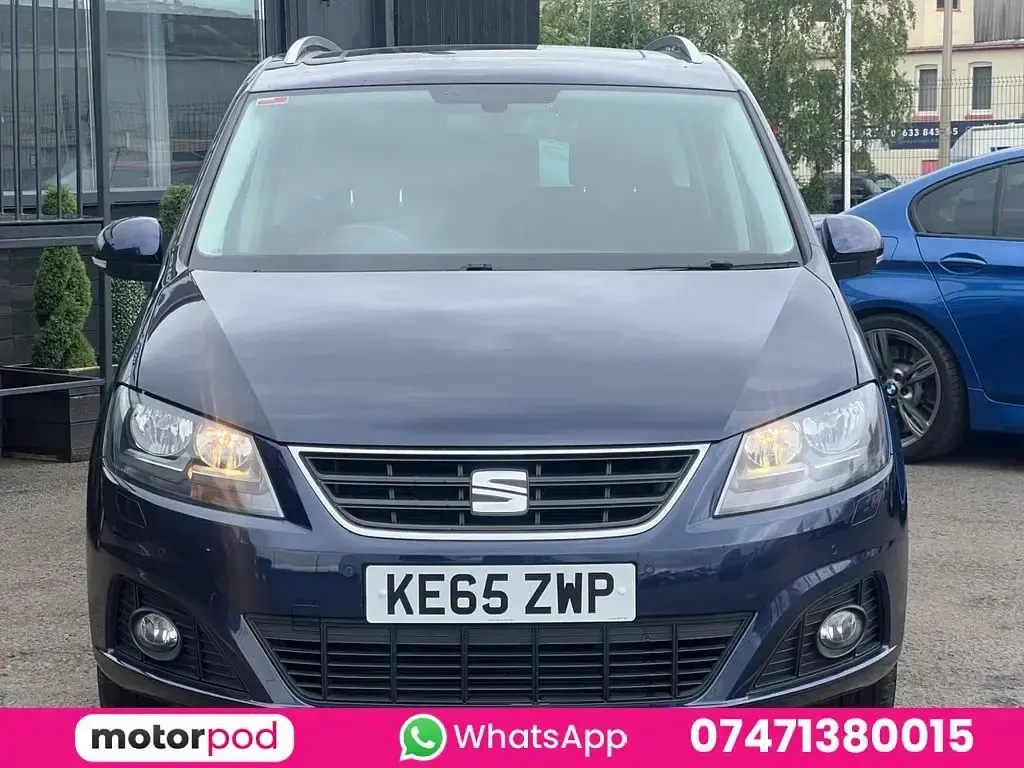 Used Seat Alhambra SE 150 HP (110 kW) 2015 Blue MPV