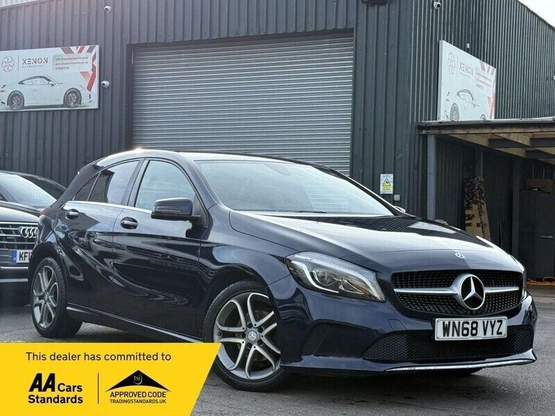 Blue Used 2018 Mercedes A180 Sport Edition Hatchback | £11,990 (Good price) - Image 1/4