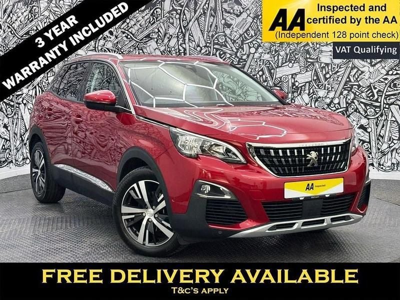 Red Used 2020 Peugeot 3008 Allure Hatchback | £16,295 (Fair price) - Image 1/2