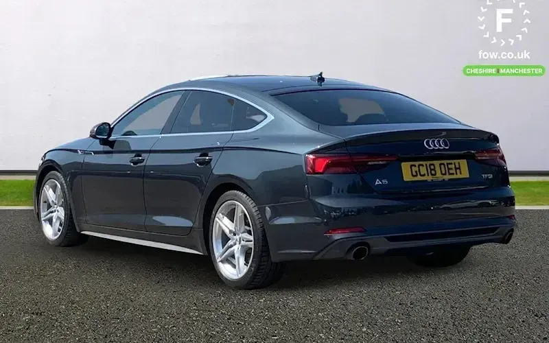 Used Audi A5 Sportback S-Line 190 HP (139 kW) 2018 Grey Hatchback