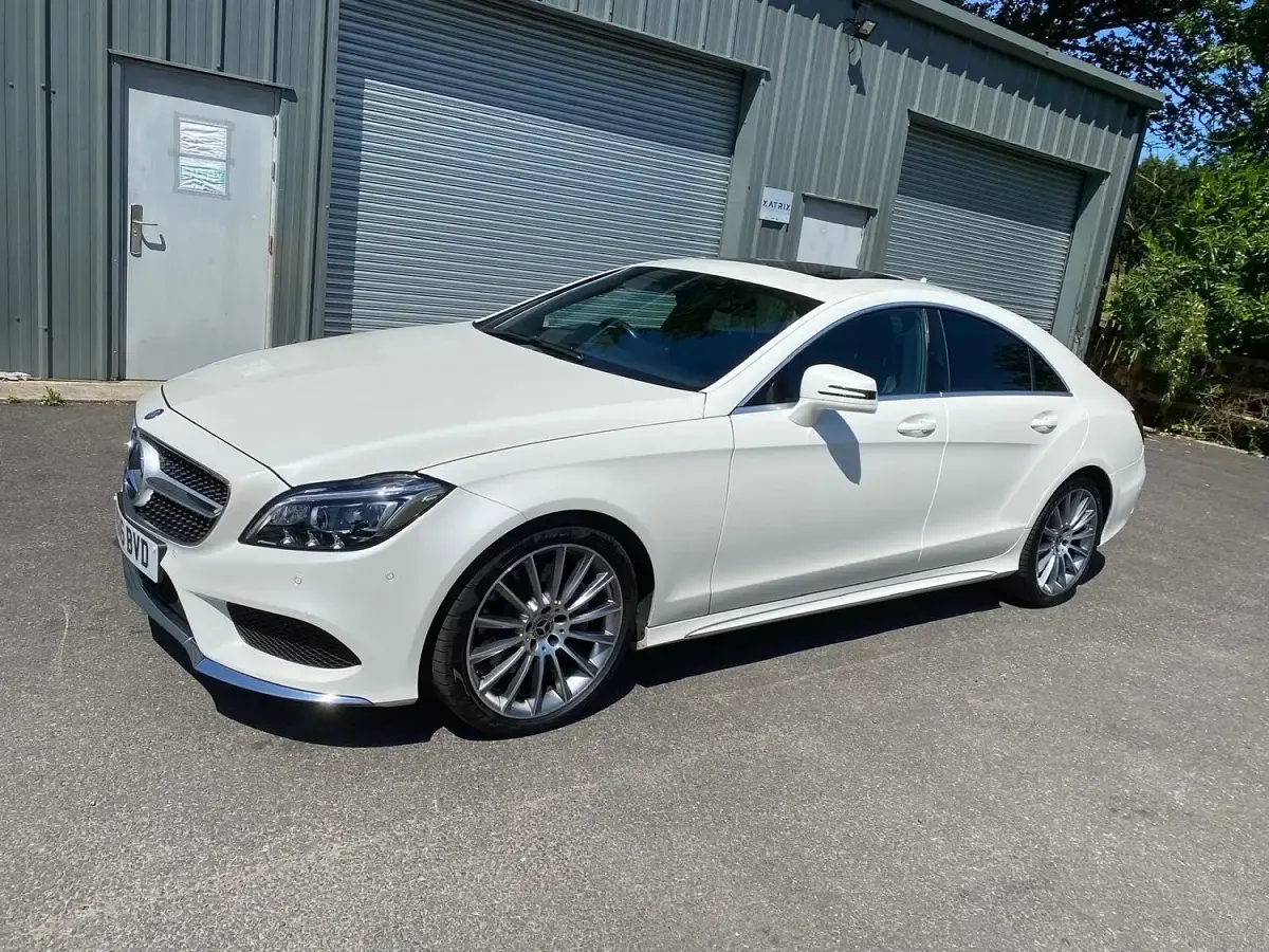 Used Mercedes CLS350 AMG Line Premium 258 HP (189 kW) 2016 White Coupe