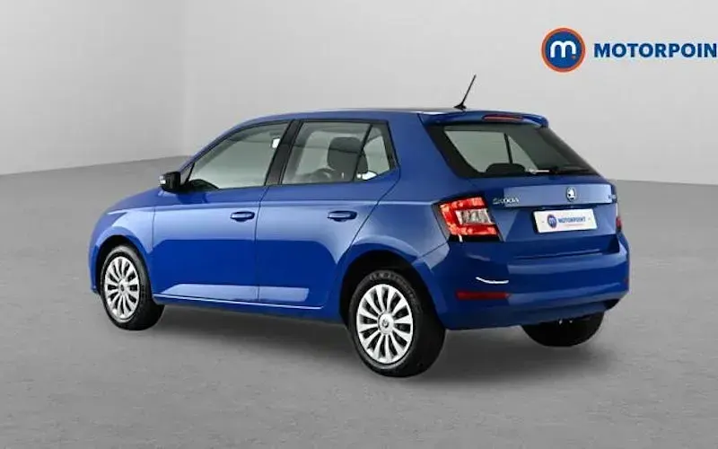 Used Skoda Fabia 60 HP (44 kW) 2019 Blue Hatchback