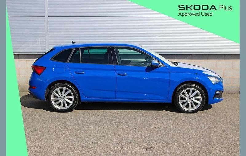 Used Skoda Scala SE L 108 HP (79 kW) 2023 Blue Hatchback