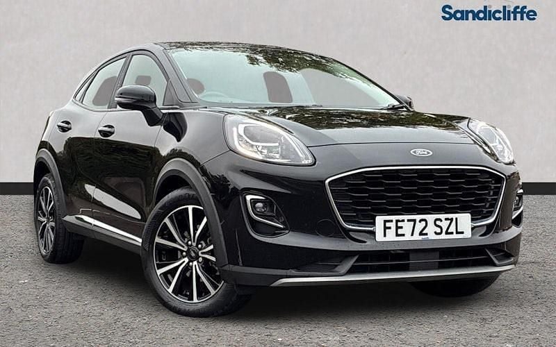 Agate black (premium paint) Used 2022 Ford Puma Titanium Hatchback | £14,950 (Good price) - Image 1/4
