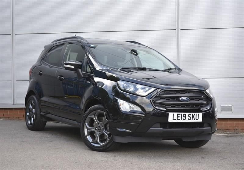 Agate black Used 2019 Ford Ecosport ST-Line SUV | £9,795 (Fair price) - Image 1/4