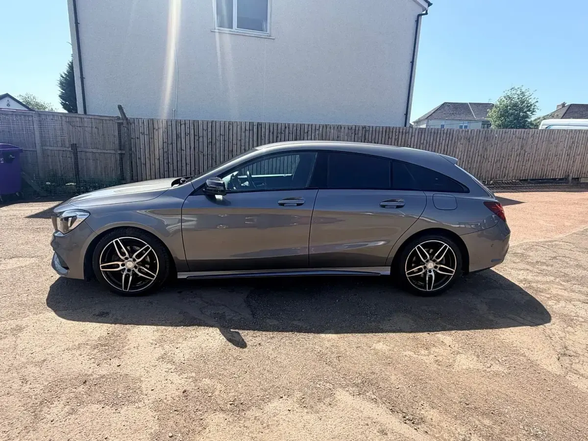 Used Mercedes CLA200 AMG line 136 HP (100 kW) 2017 Grey Estate