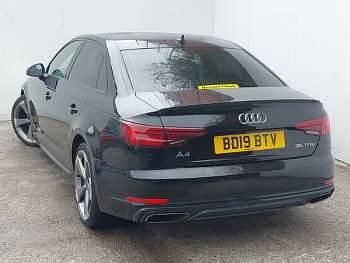 Used Audi A4 Black Edition 150 HP (110 kW) 2019 Black Sedan
