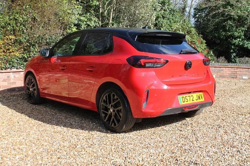 Used Vauxhall Corsa-e Edition 100 kW (136 HP) 2022 Red Hatchback