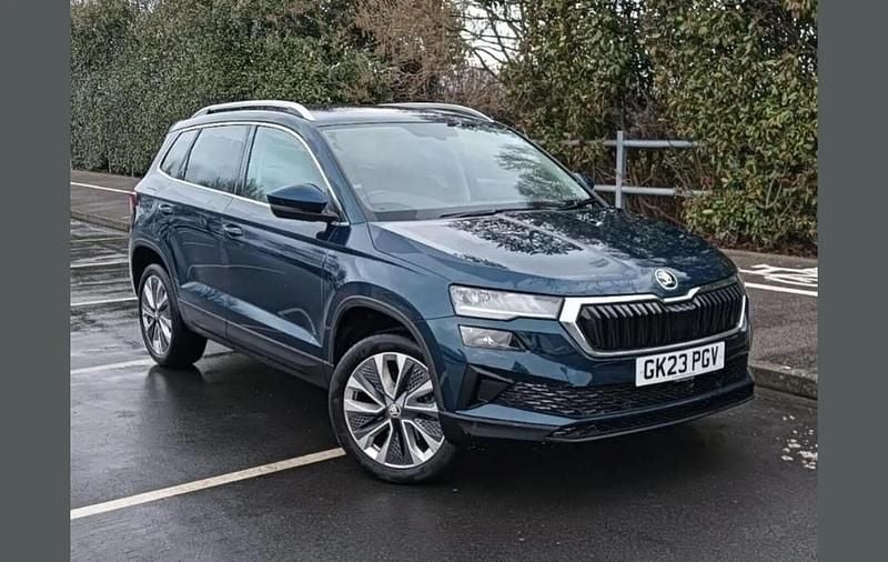 Used Skoda Karoq SE L 150 HP (110 kW) 2023 Petrol blue metallic SUV