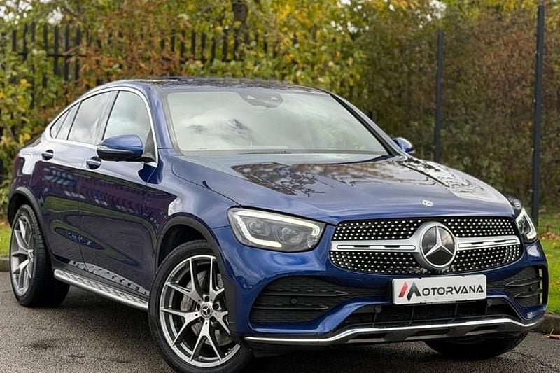 Blue Used 2019 Mercedes GLC300 AMG line Coupe | £24,995 (Fair price) - Image 1/1