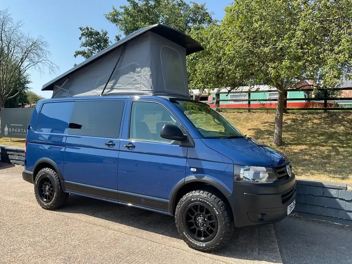 Used VW T5 Startline 140 HP (102 kW) 2015 Blue Van