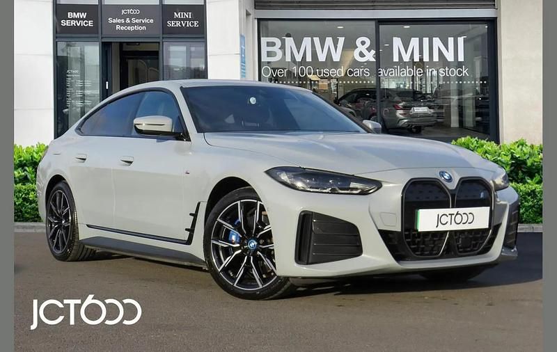 Grey Used 2022 BMW i4 M Sport Sedan | £25,471 (Fair price) - Image 1/4