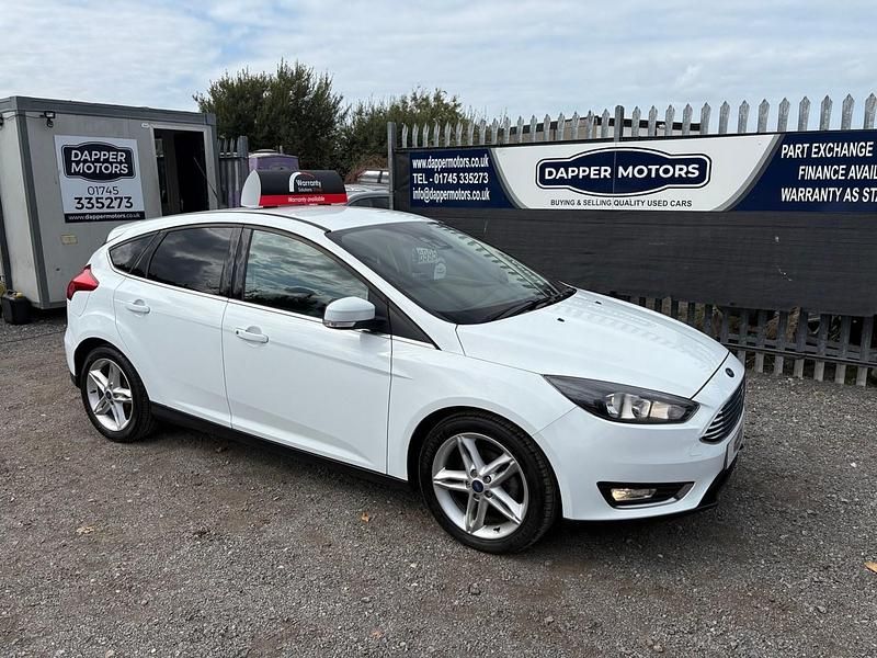 White Used 2017 Ford Focus Titanium Hatchback | £6,995 (Fair price) - Image 1/4