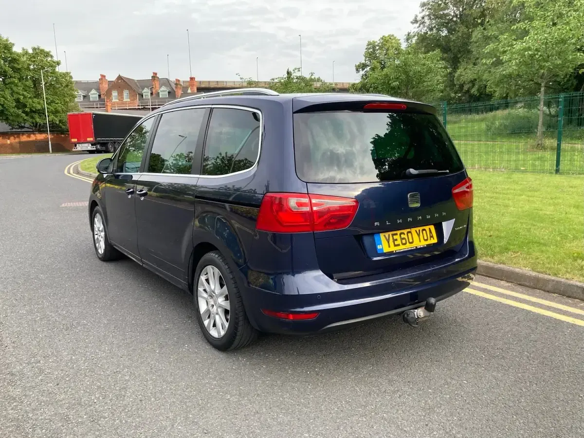 Used Seat Alhambra SE 170 HP (125 kW) 2010 Blue MPV