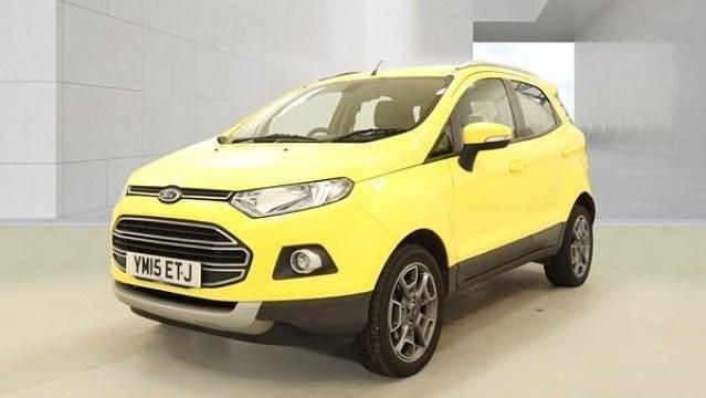 Used Ford Ecosport Titanium 125 HP (91 kW) 2015 Yellow SUV