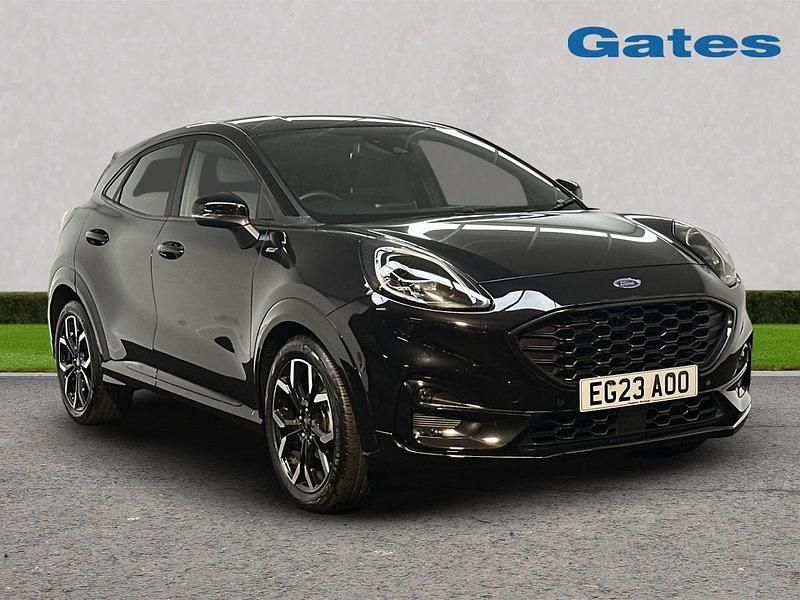 Black Used 2023 Ford Puma Gen-E ST-Line X Hatchback | £17,799 (Fair price) - Image 1/4