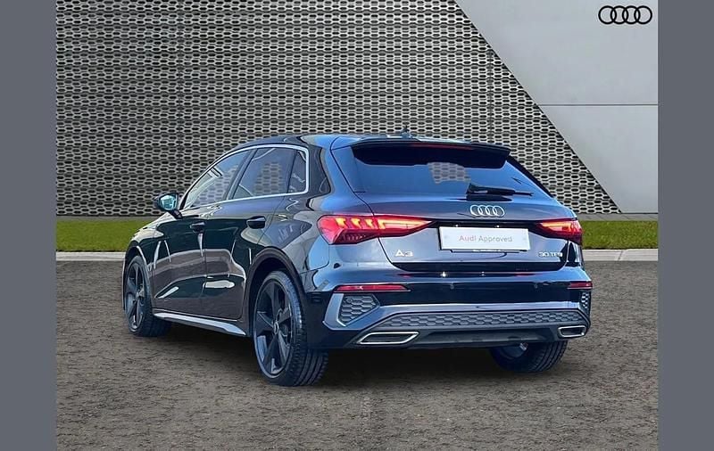 Used Audi A3 S-Line 108 HP (79 kW) 2022 Black Hatchback