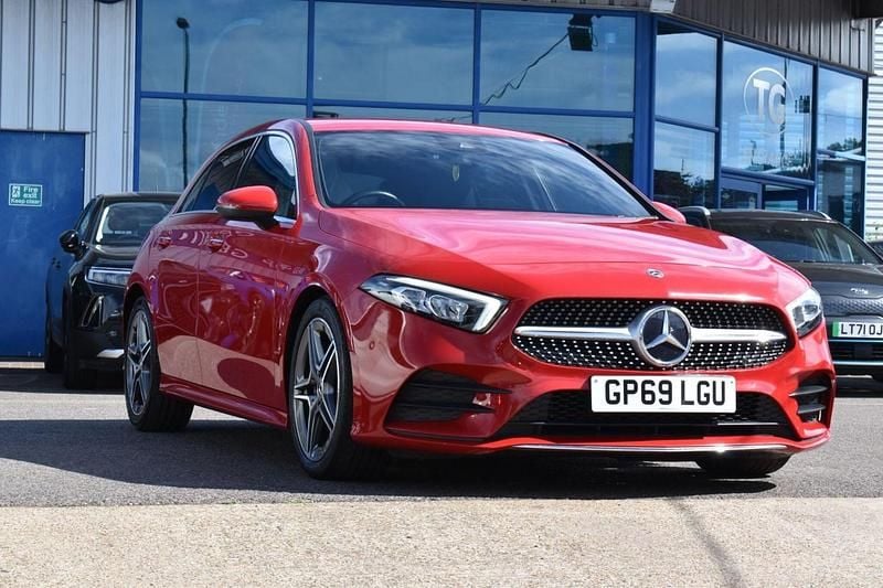 Red Used 2019 Mercedes A180 AMG line Hatchback | £16,500 (Fair price) - Image 1/4