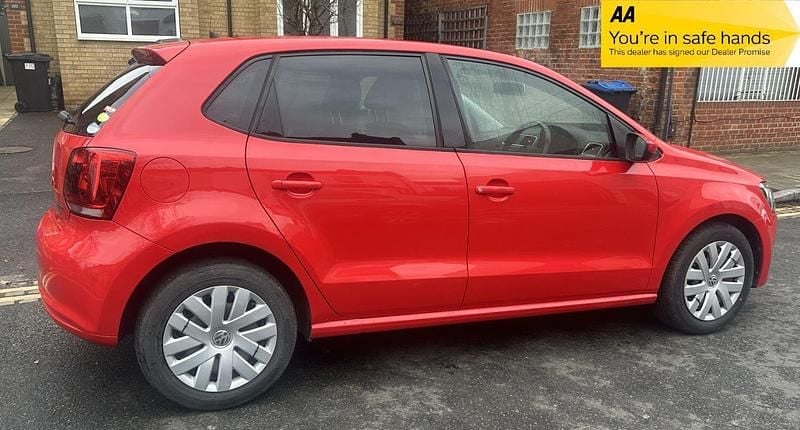 Red Used 2012 VW Polo SE Hatchback | £5,999 (Good price) - Image 1/4