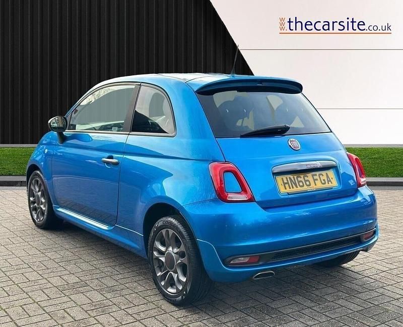 Used Fiat 500 S 69 HP (50 kW) 2016 Blue Hatchback