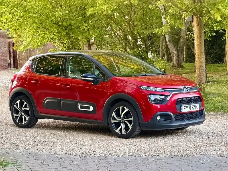 Used Citroën C3 PureTech 108 HP (79 kW) 2021 Red Hatchback