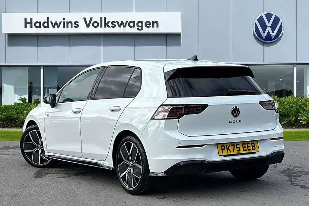 Used VW Golf VIII Black Edition 150 HP (110 kW) 2025 White Hatchback