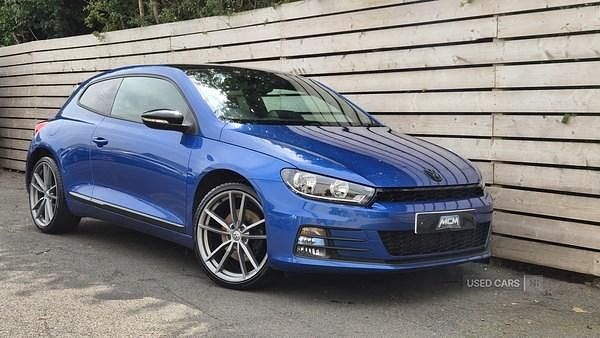 Blue Used 2017 VW Scirocco Black Edition Coupe | £10,450 (Fair price) - Image 1/4