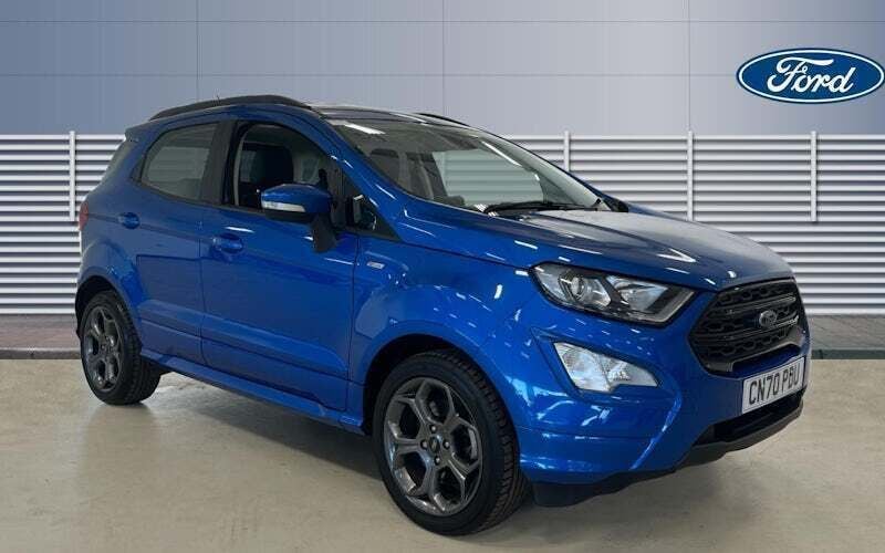 Blue Used 2021 Ford Ecosport ST-Line SUV | £10,753 (Good price) - Image 1/4