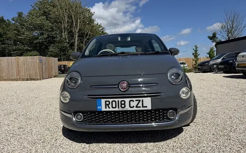 Used Fiat 500 Lounge 69 HP (50 kW) 2018 Grey Hatchback