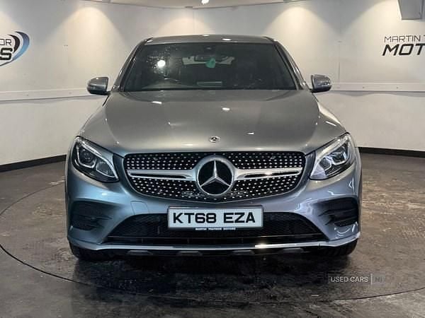 Used Mercedes GLC220 AMG line 170 HP (125 kW) 2018 Grey Coupe