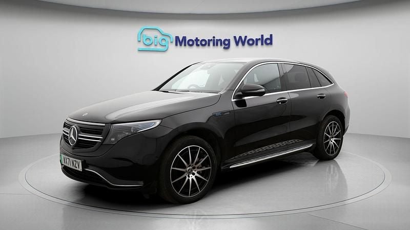 Used Mercedes EQC400 AMG line 300 kW (408 HP) 2021 Black SUV