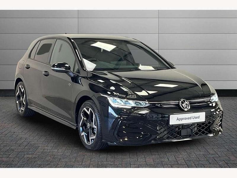 Black New 2025 VW Golf VIII R-line Hatchback | £31,990 (Expensive) - Image 1/3