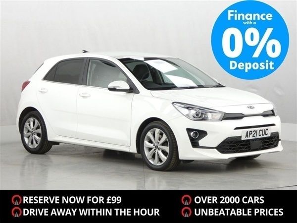 White Used 2021 Kia Rio 3 Hatchback | £10,788 (Fair price) - Image 1/1