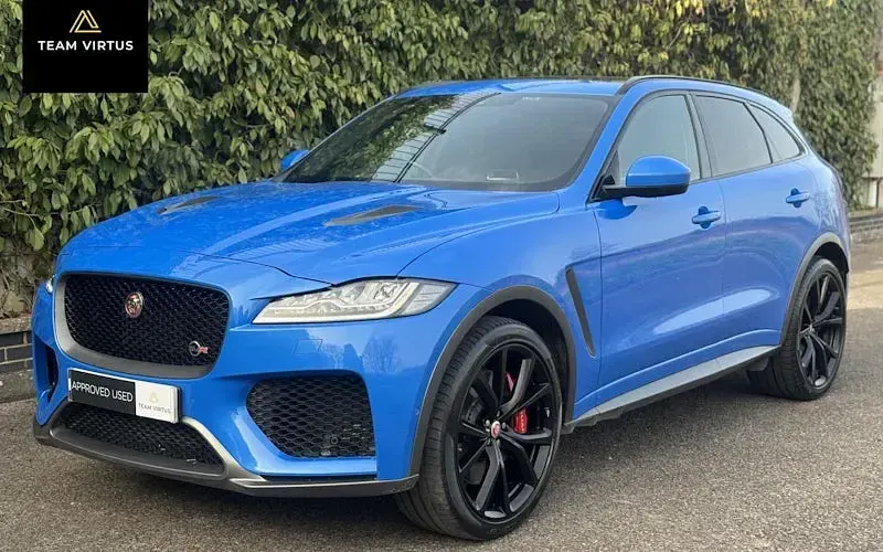 Used Jaguar F-Pace Supercharged 551 HP (405 kW) 2019 Blue SUV
