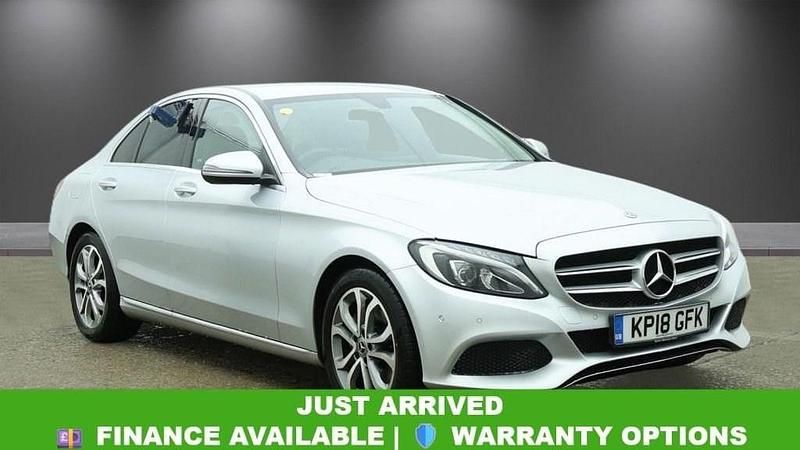 Used Mercedes C220 170 HP (125 kW) 2018 Silver Sedan
