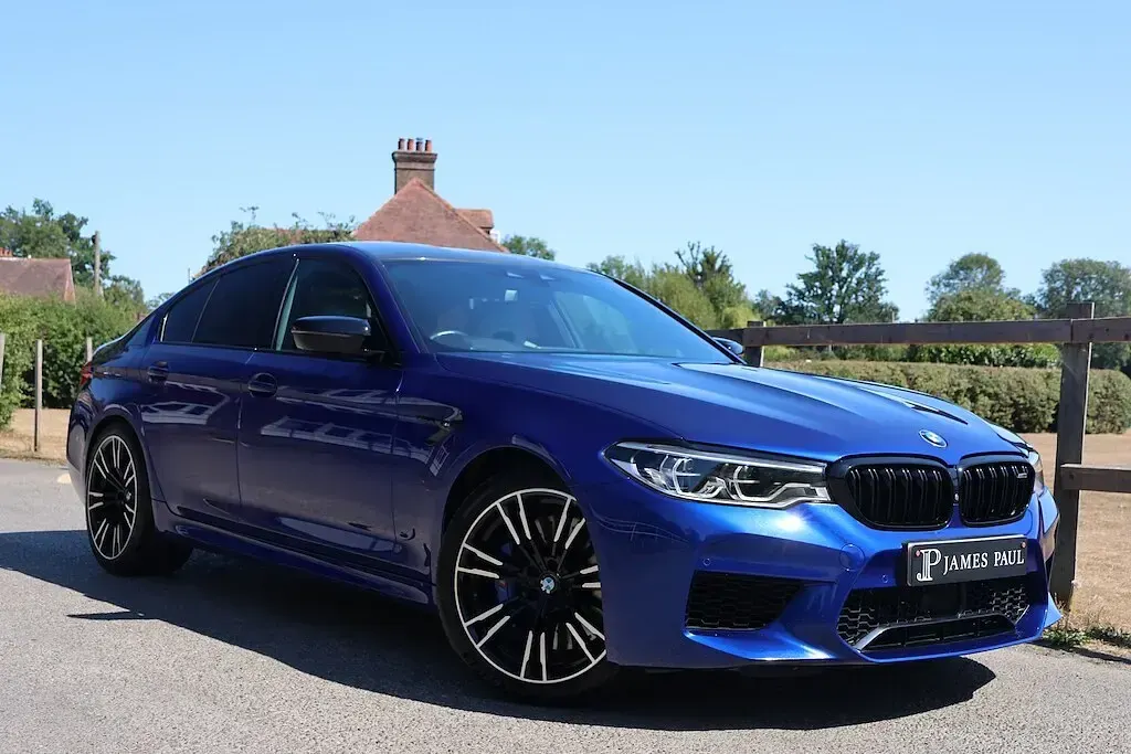 Used BMW M5 Comfort Edition 2019 Blue Sedan