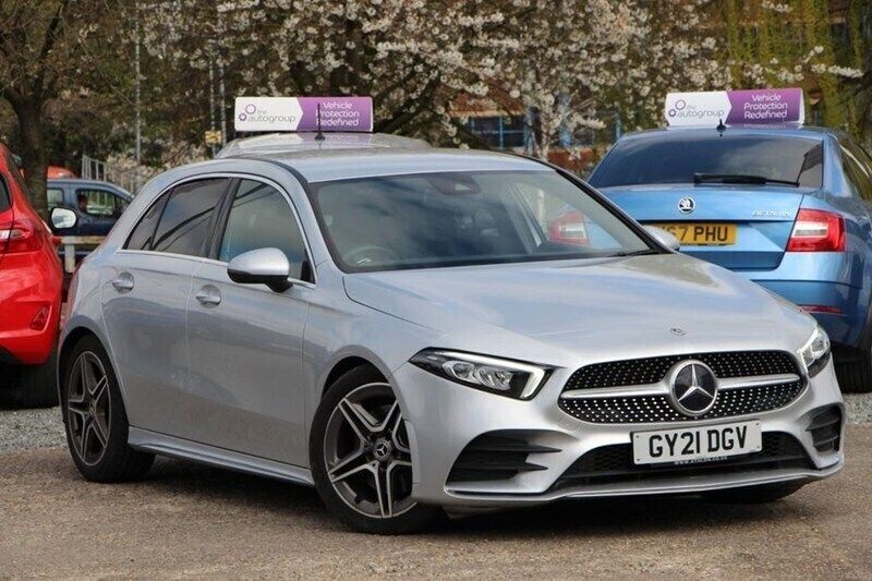 Silver Used 2021 Mercedes A220 AMG line Hatchback | £19,480 (Fair price) - Image 1/1