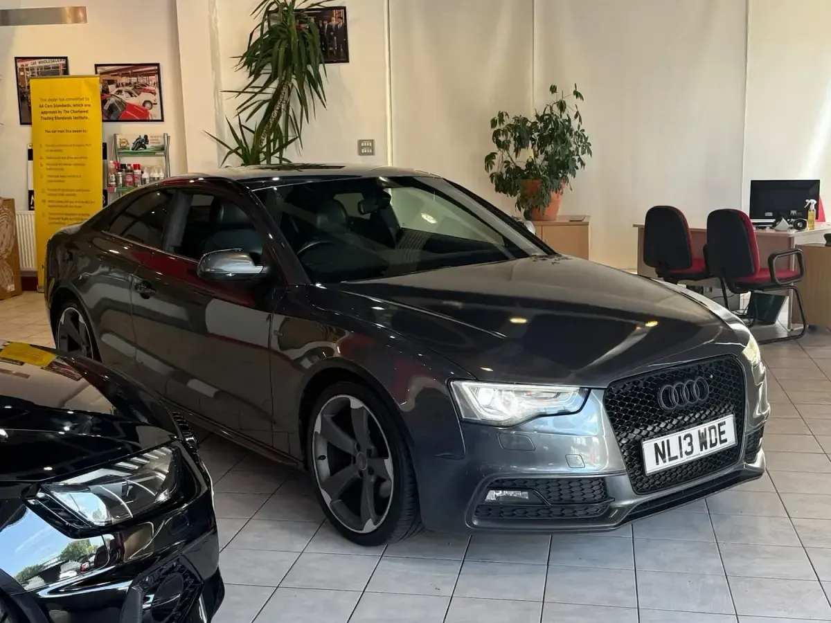 Used Audi A5 Black Edition 177 HP (130 kW) 2013 Grey Coupe