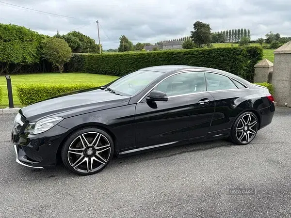 Used Mercedes E250 AMG line 2015 Black Coupe