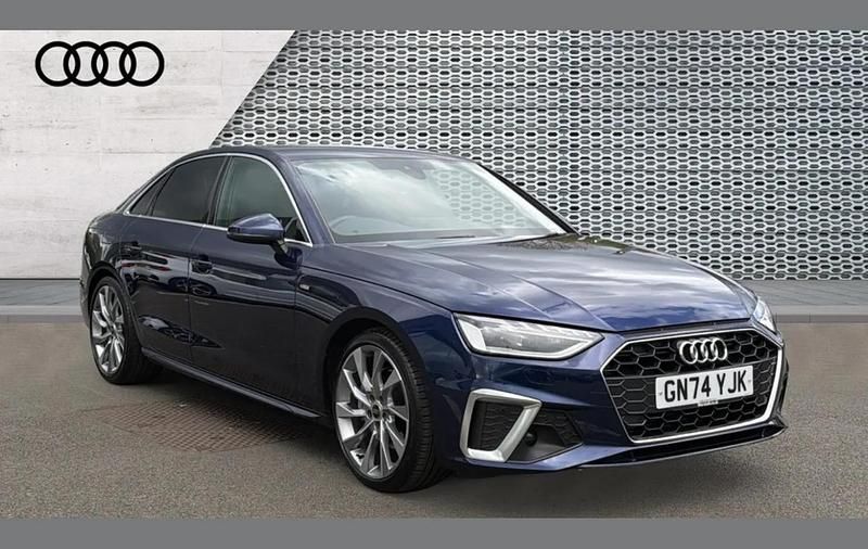 Used Audi A4 S-Line 204 HP (150 kW) 2024 Blue Sedan