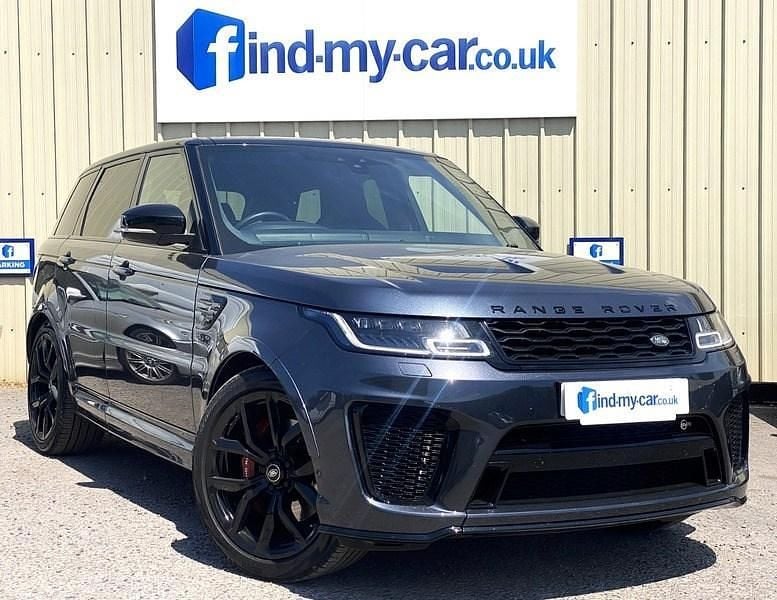 Grey Used 2019 Land Rover Range Rover Sport SVR SUV | £42,999 (Fair price) - Image 1/4