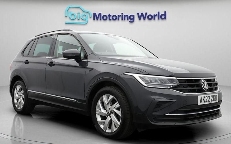 Grey Used 2022 VW Tiguan S SUV | £16,500 (Good price) - Image 1/4