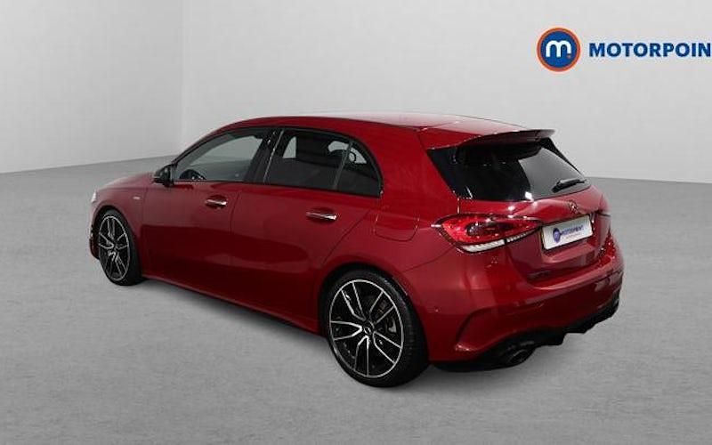 Used Mercedes A35 AMG Premium 306 HP (225 kW) 2021 Red Hatchback
