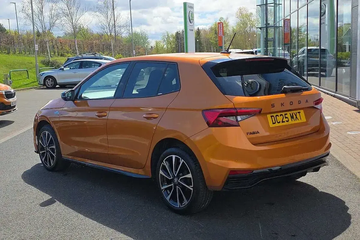 Used Skoda Fabia Monte Carlo 113 HP (83 kW) 2025 Phoenix orange metallic Hatchback