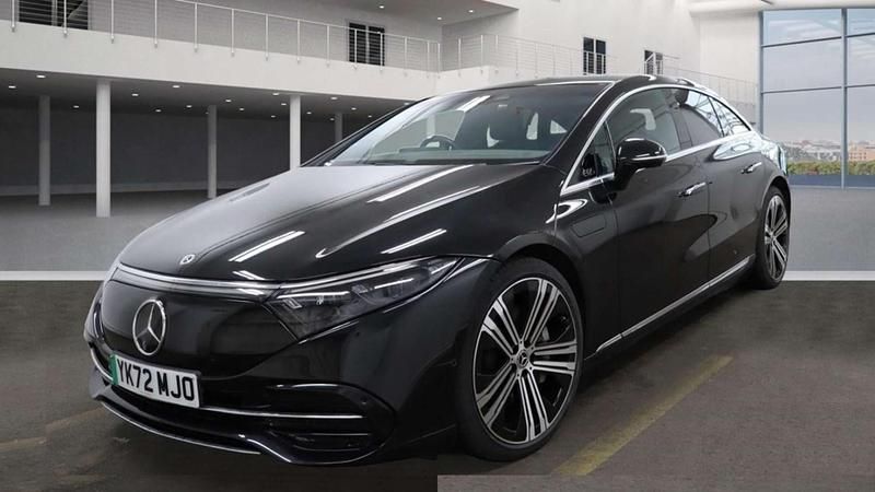 Black Used 2022 Mercedes EQS450+ Exclusive Luxury Sedan | £39,583 - Image 1/3