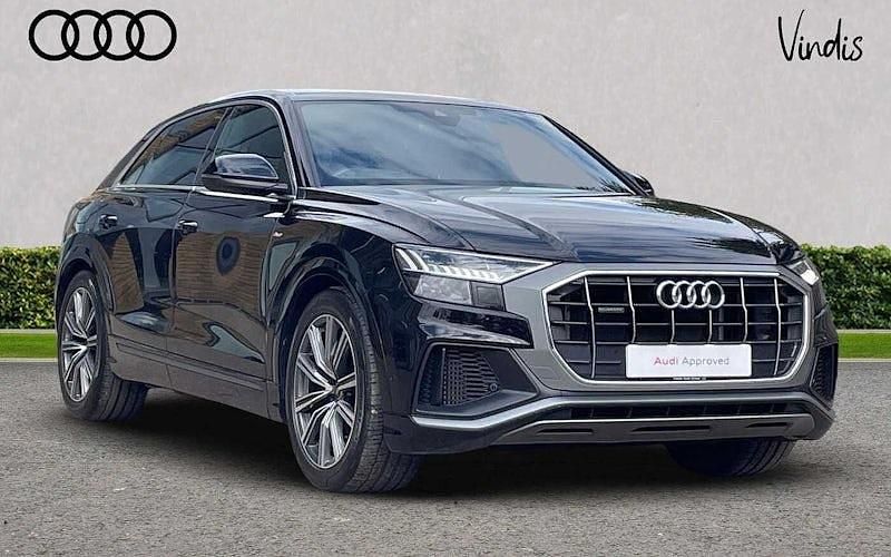 Black Used 2023 Audi Q8 S-Line SUV | £47,075 (Fair price) - Image 1/4