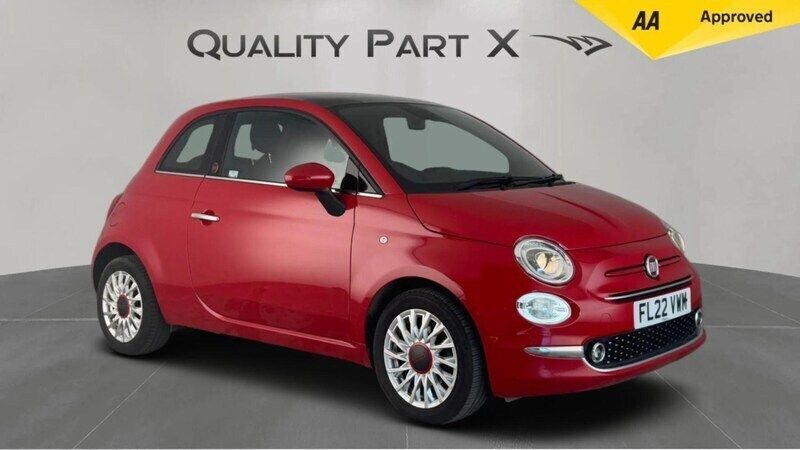 Red Used 2022 Fiat 500 Red Hatchback | £7,600 (Super price) - Image 1/4